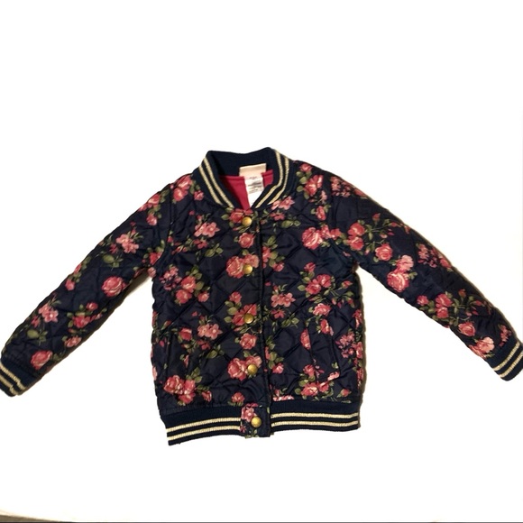 Little Lass Other - 🌟3/$12 Little Lass • Girls 4T Floral Puff Jacket Coat